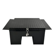 Caja de herramientas para camión 30"x24"x12" en marco entre rieles de marco de camión remolque almacenamiento BK