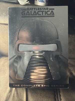 Battlestar Galactica Complete Epic Series DVD 2003 6-Disc Set Cylon Helmet
