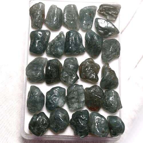 Wholesale 28 PC Natural Grandidierite Collectible Polished Rough Mineral Crystal - Picture 6 of 11