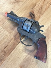 Vintage Crescent Toys S-AGENT Made In England CAP GUN Pat. 978114 WORKS