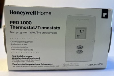 Hσneywell Home PRO 1000 Non-Programmable Heat Only Thermostat TH1100DV1000 - New