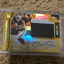2019 Panini Certified Josh Jacobs #204 Rookie Auto Patch /25 Raiders