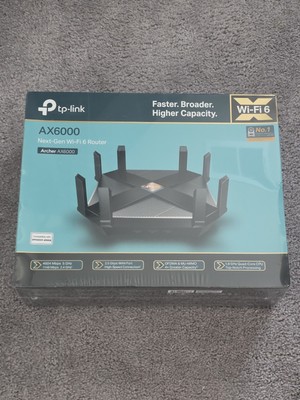 TP-Link Archer AX6000 5952Mbps 8 Ports Wi-Fi Router - Brand New & Sealed