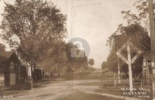 Street View Main St., Moscow MI Michigan 1915 RPPC Photo Postcard COPY