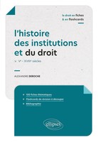 Alexandre Deroche | L'histoire Des Institutions Et Du Droit En Fiches Et En...