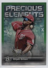 2023 Bowman Platinum Precious Elements Green 33/99 Elijah Green #PE-24 5x8