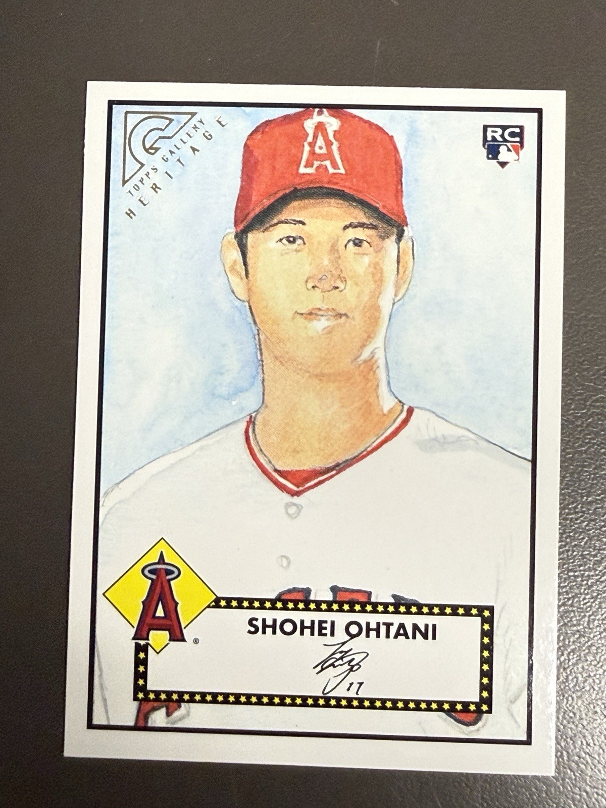 2018 Topps Gallery - Heritage Shohei Ohtani #H-26 (RC) LA Angels ROY MVP
