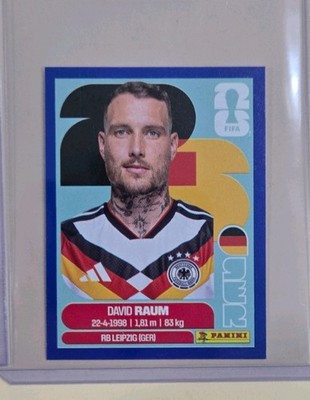 Panini FIFA World Cup 2026 Stickers DAVID RAUM GER #4 BLUE PARALLEL