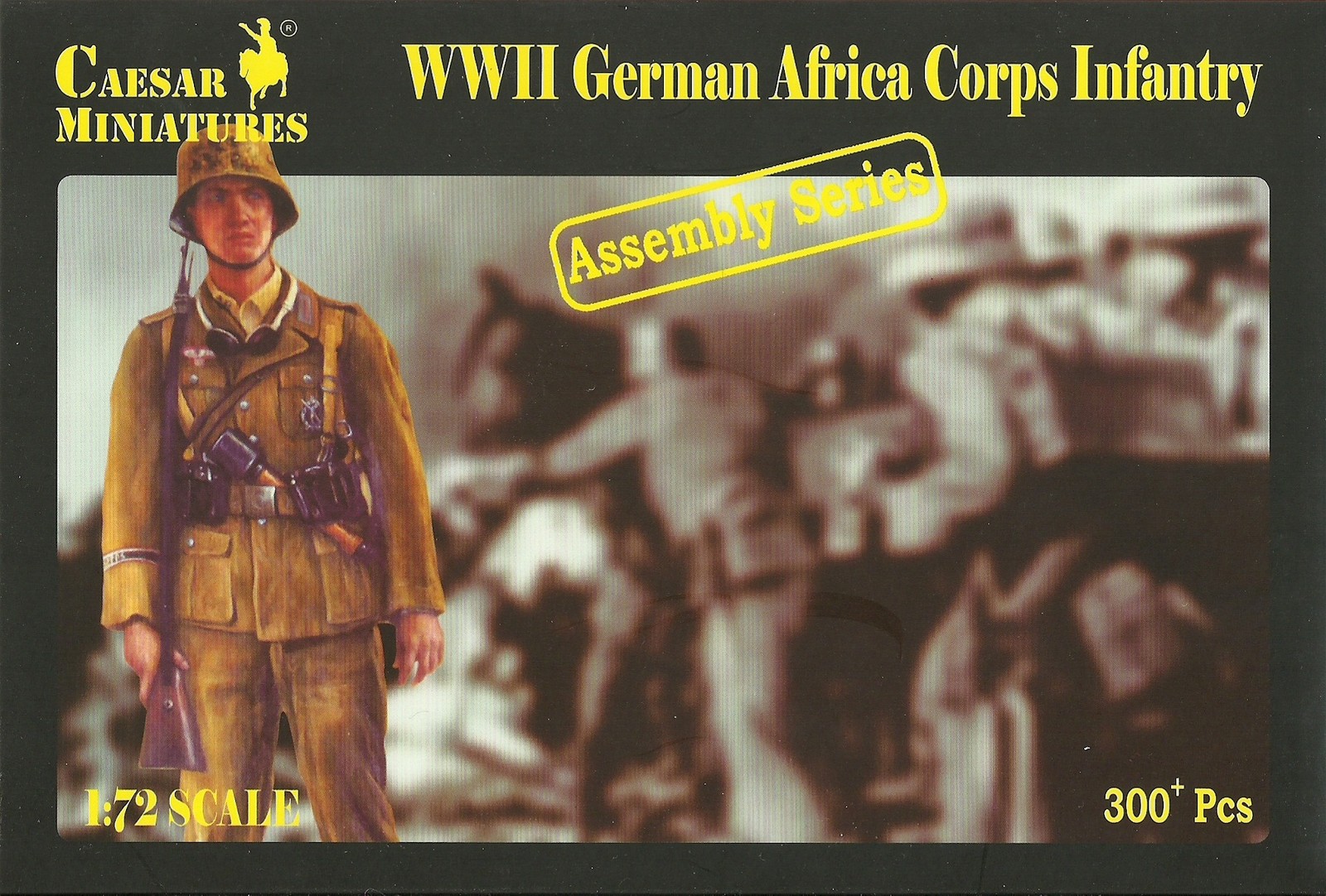 Caesar Miniatures 1/72 WW2 German Afrika Korps Infantry (Assembly Series)