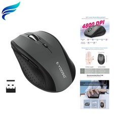 Wireless Mouse for Laptop, Portable Optical Computer Mouse, 6 Buttons, Cordle...