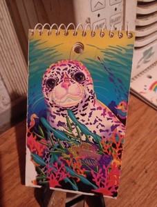 Lisa Frank Mini Spiral Notepad Seal Reef