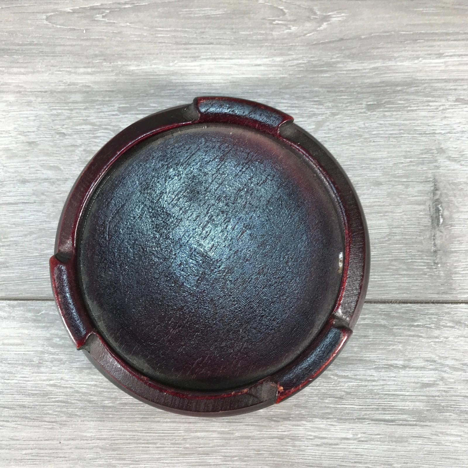 Chinese Carved Cinnabar (Not Confirmed) Lacquer Vases W/ Wooden Base image 8