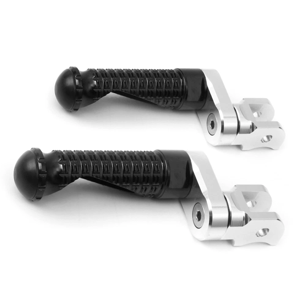 Clavijas de pie delanteras negras elevadoras MPRO de 1 pulgada para Multistrada 1200 S 10-15 16 17 Foto 2 de 4