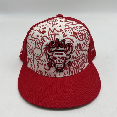 Chicago Bulls Artist Hat Series ''Katie Lukes'' Lmtd Ed Cap Melonwear BMO Graffiti