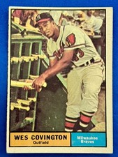 1961 Topps - Wes Covington #296**Free Shipping***A