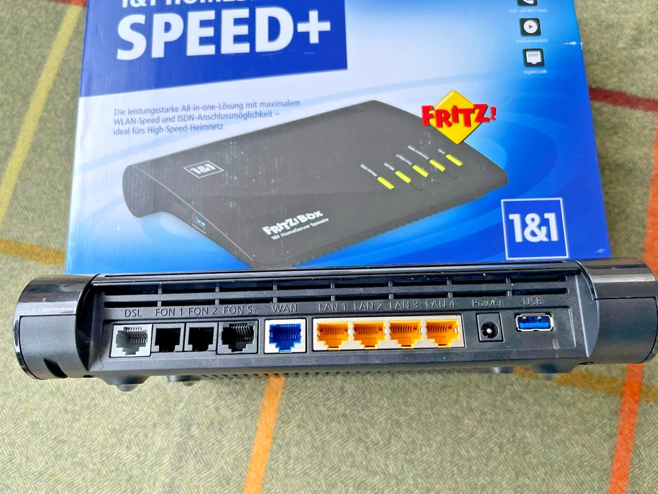 AVM FRITZ!Box 7590 Modem-Router-Kombination - Schwarz, Homeserver + - Bild 4 von 4