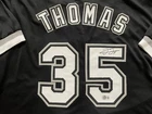FRANK THOMAS Autographed MLB Replica Jersey Chicago White Sox #35 Hall Of Fame
