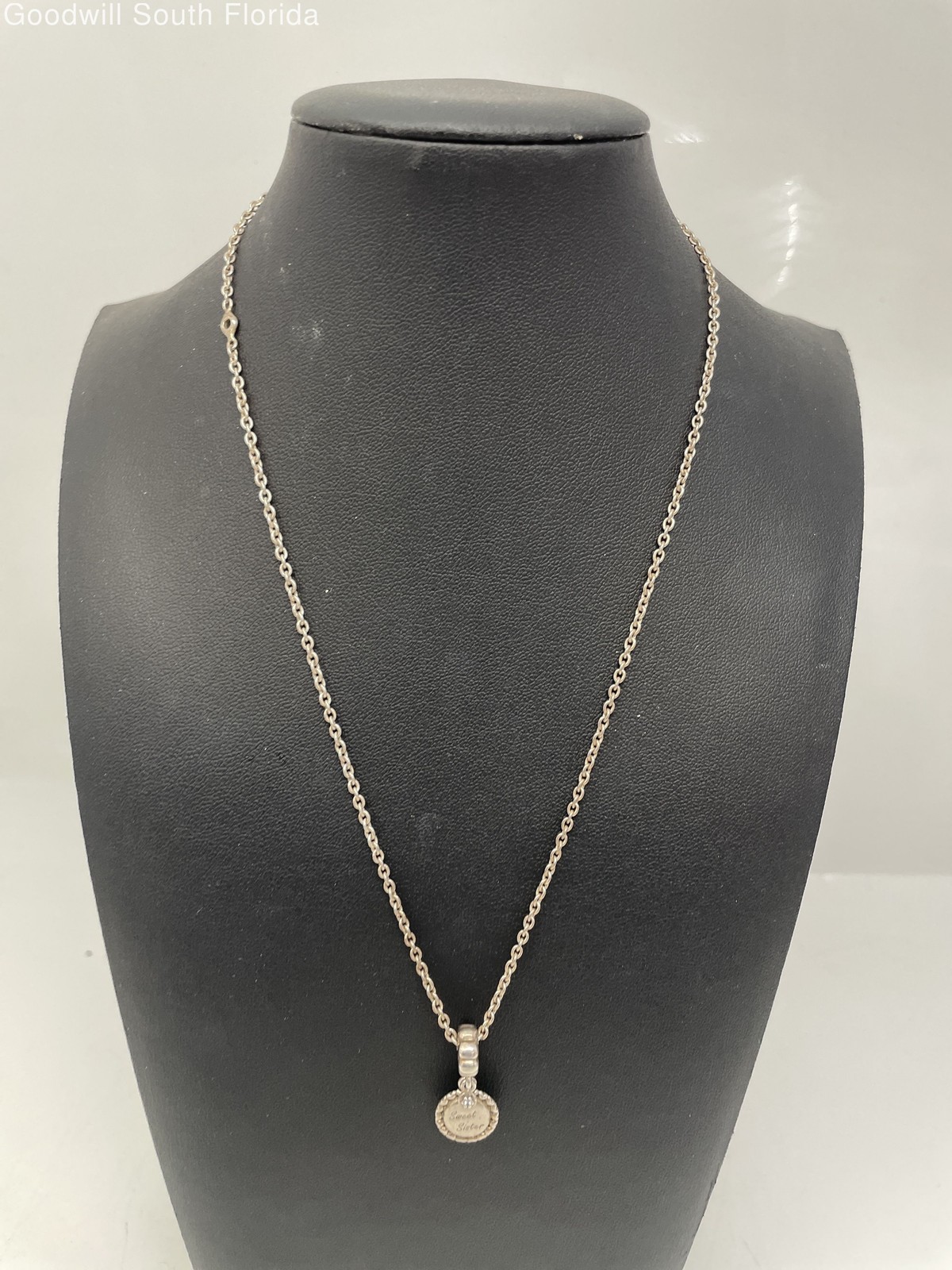 Pandora Silver 925 ALE Necklace Weight 9.4g