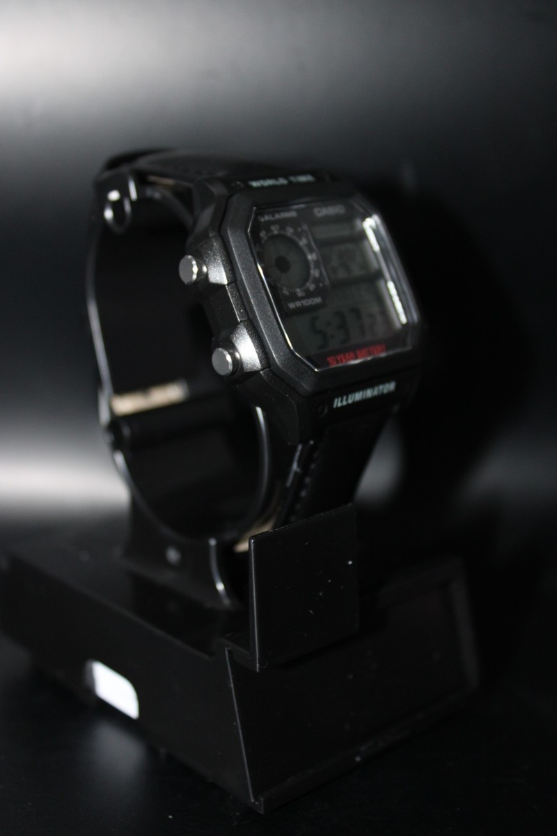 Black Leather Casio AE1200 - Brand New Custom | eBay