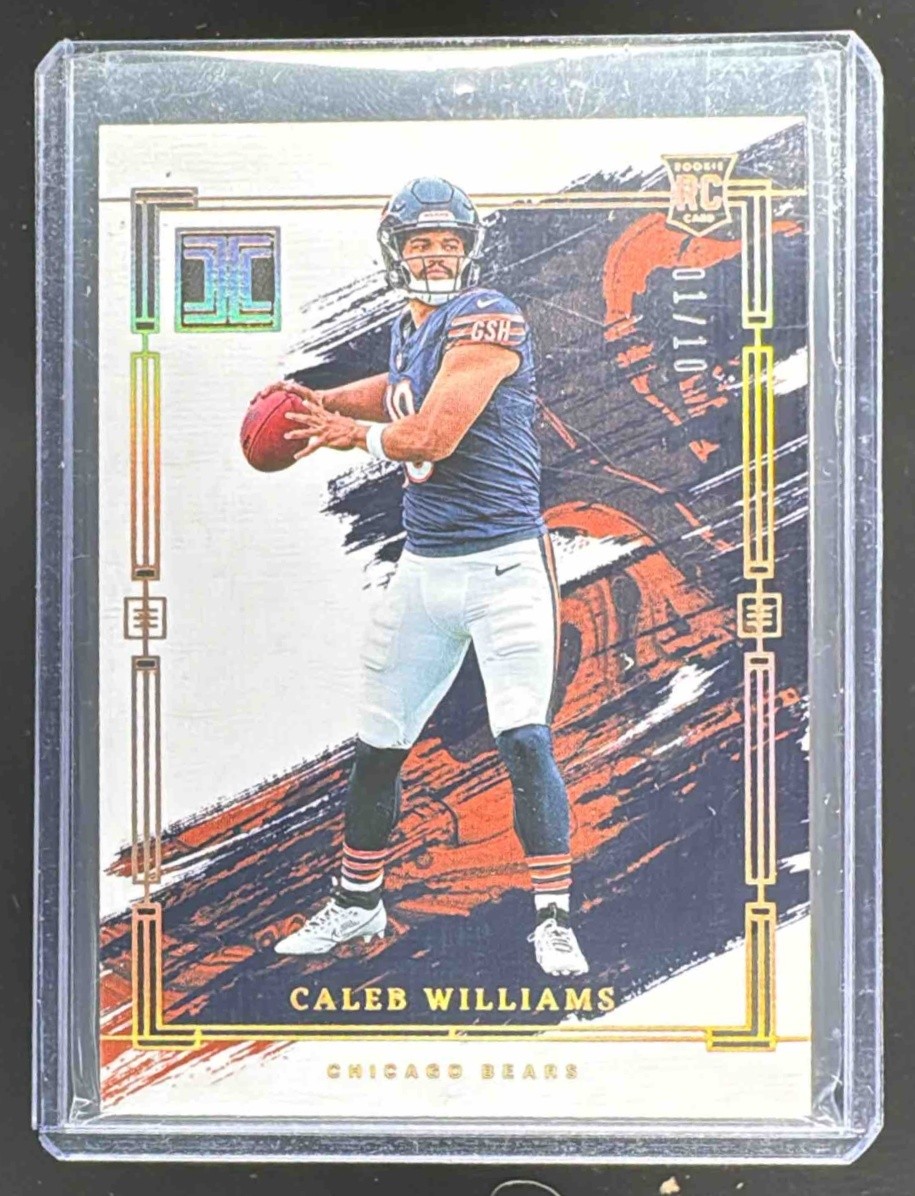 Caleb Williams 2024 Panini Impeccable #71 Gold Rookie RC /10