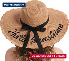 Women's Wide Brim Sun Hat UPF 50 - Packable Beach Hat for Women