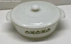 Vintage Anchor Hocking Fire King Casserole Dish in Meadow Green 8.5in