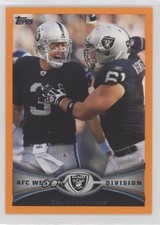 2012 Topps Retail Orange 37/86 Oakland Raiders Carson Palmer #311 7xr