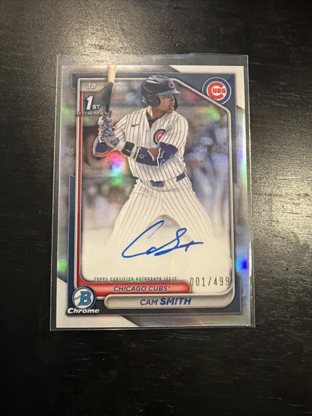 2024 Bowman Draft - Chrome Cam Smith 1st Bowman Auto Refractor /499 #CPA-CS