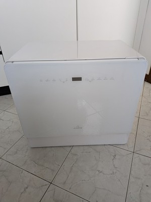 Fridgestea Mini lavastoviglie da tavolo per 6 coperti, touch control, serbatoio dell'acqua da 12 l, mini lavastoviglie per appartamenti, dormitori, camper