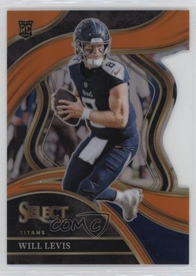 2023 Panini Select Club Level Orange Prizm Die-Cut /399 Will Levis Rookie RC o8g