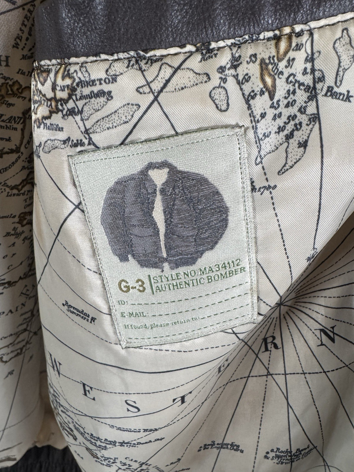 Vintage G-lll Authentic Bomber Jacket - image 5