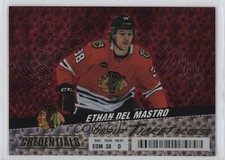 2024-25 Credentials Debut Ticket Access Horizontal Red /99 Ethan Del Mastro 12ll