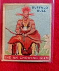 NON SPORT CARD  R-73 1933 Goudey Indian Gum #36 BUFFALO BULL  Good