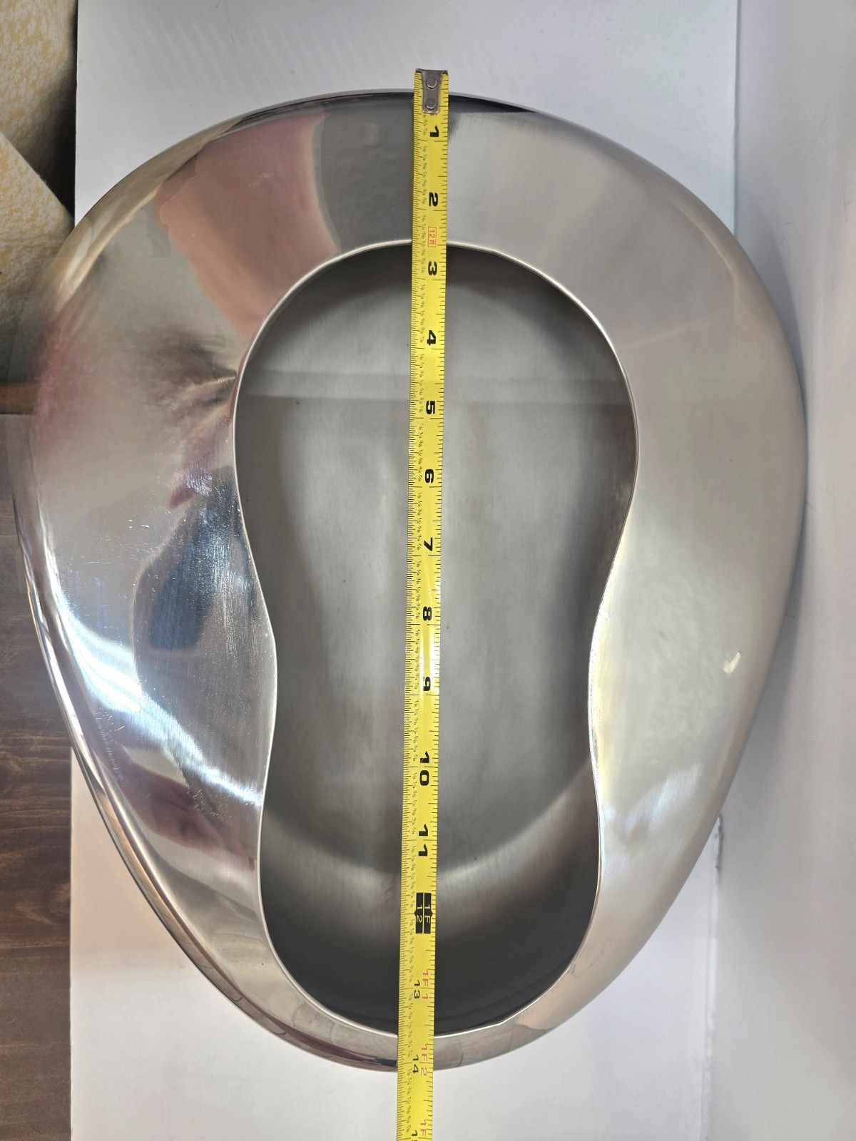 Bed Pan Heavy Duty Stainless Steel Bedpan for Female Male Easy to Clean Bed Pan