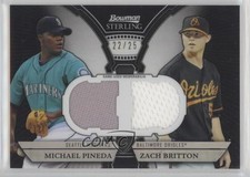 2011 Bowman Sterling Black Refractor 22/25 Michael Pineda Zach Britton 00ms