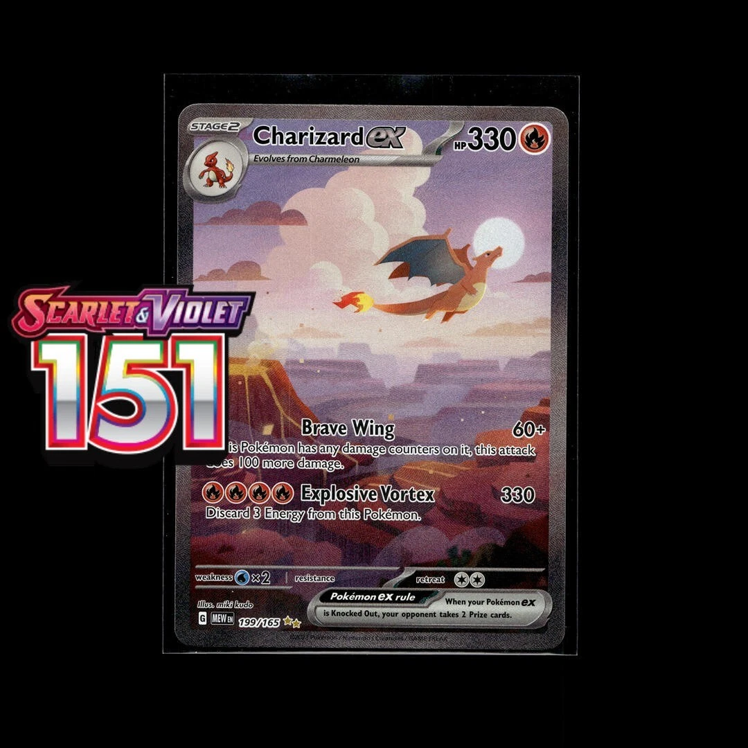Charizard ex 199/165 Sv: Scarlet & Violet 151 for sale | eBay