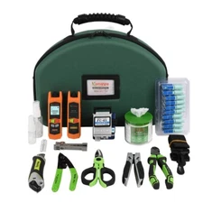 Komshine Fiber Optic Tool Kit KFH-63D with Fiber Cleaver , Coax Cable Stripper