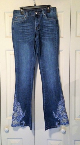 Womens Venus Jeans Size 2 Bootcut Lace 