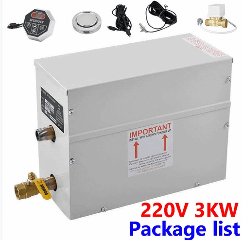 3KW Dampfgenerator Innerhalb von 3m³ Gewerbe für Sauna mit 35-55℃ Automatik 220V - Bild 4 von 24