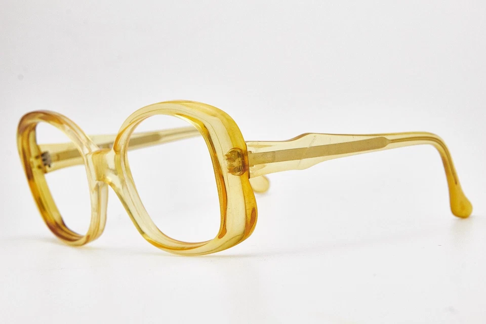 1970s vintage UNIQUE/RARE ROBERT MOREL PARIS butterfly chunky eyeglasses NELLY - Image 2 of 4