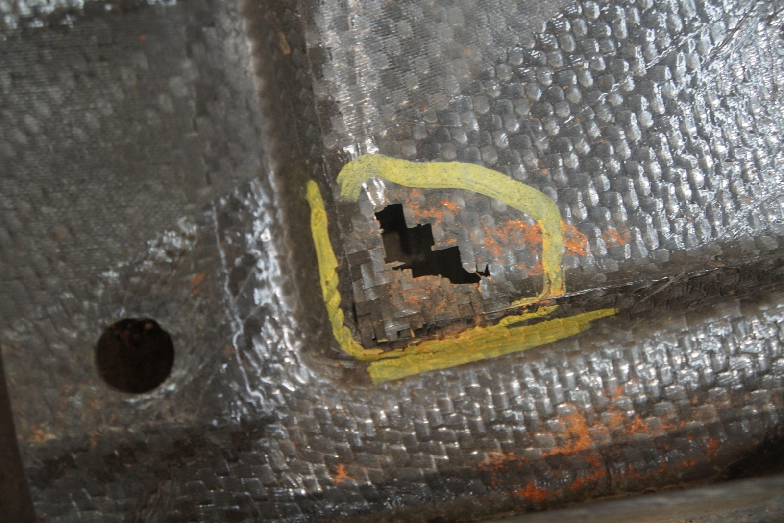 Rear Underbody Shield Skid Plate Panel Carbon Fiber Ferrari 488 Challenge *Note*