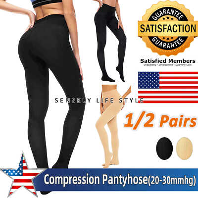 US Pantimedias De Compresion Para Mujer Hombres 20-30 MmHg Legs Tights Varices