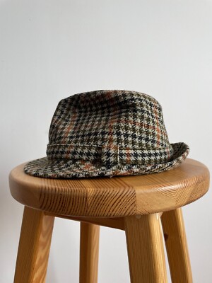 Borsalino 1970s Vintage Brown Wool Tweed Fedora Borsalino 1970s Vintage Brown Wool Tweed Fedora | eBay main image 2