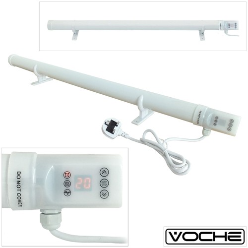 VOCHE 3ft 180W ELECTRIC TUBULAR GREENHOUSE HEATER WITH DIGITAL TIMER