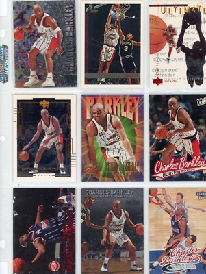 Charles Barkley,  Houston Rockets,  HOF,  9 Card Lot, Ungraded,  Free Shipping!