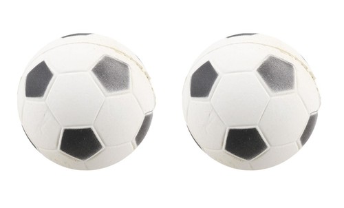 Dog Play Time Rubber Bouncy Small Football Sports Ball 6cm 2PK - 第 1/3 張圖片