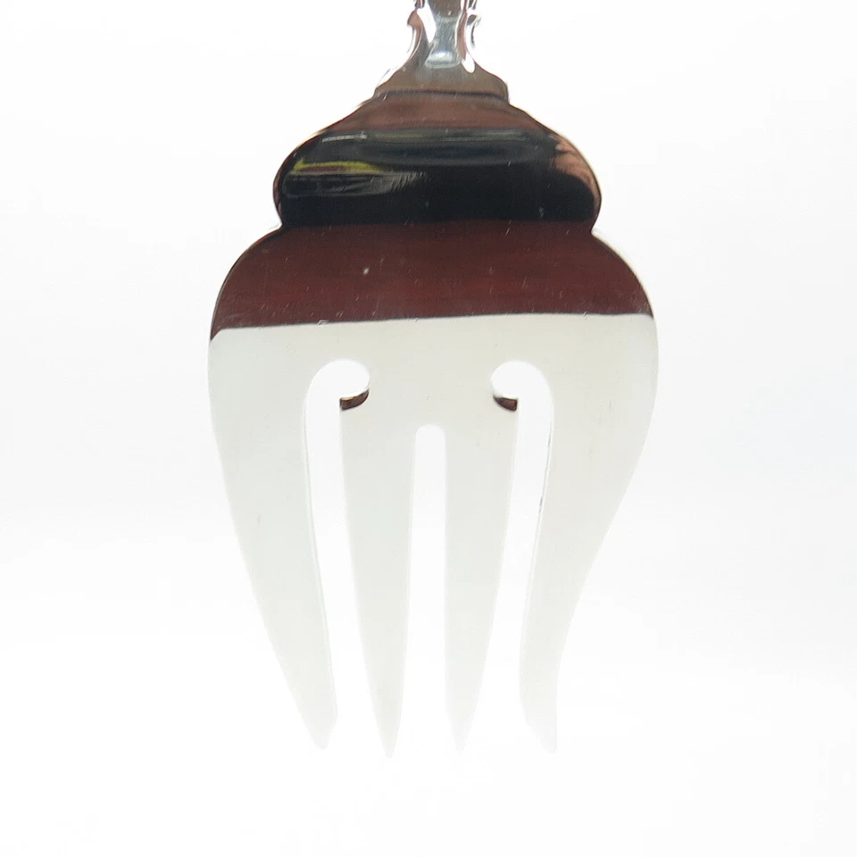 Tenedor de servicio provincial inglés REED & BARTON de plata de ley 925 vintage 1965 Foto 3 de 4