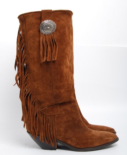 Saint Laurent Texano Western Boots 