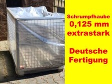 Schrumpfhaube 125 my 850x1250x1500, Extrastabil f. Palettensicherung Abdeckhaube