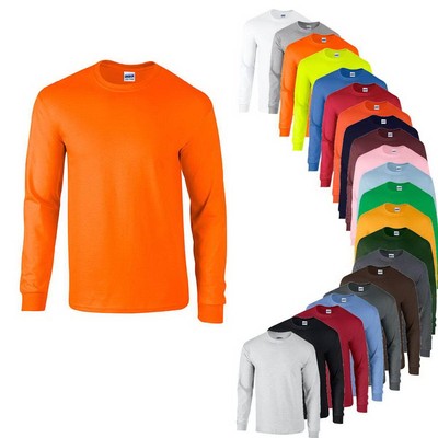 Gildan  Ultra Cotton  Long Sleeve Herren Langarrm T-Shirt